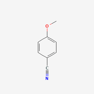 Benzonitrile, 4-methoxy- 분자 구조