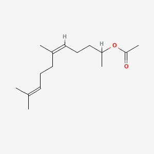 5,9-Undecadien-2-ol, 6,10-dimethyl-, acetate, (Z)- 분자 구조