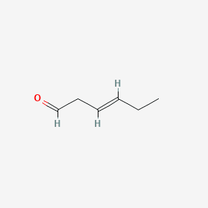 3-Hexenal, (E)- 분자 구조