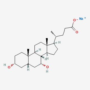 SODIUM CHENODEOXYCHOLATE 분자 구조