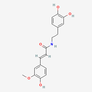 N-FERULOYL DOPAMINE 분자 구조