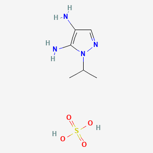 N-ISOPROPYL 4,5-DIAMINO PYRAZOLE SULFATE Molecular structure