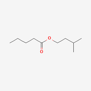 Pentanoic acid, 3-methylbutyl ester 분자 구조