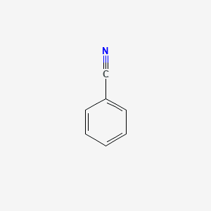 Benzonitrile 분자 구조