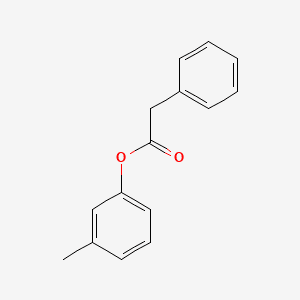 M-TOLYL PHENYLACETATE 분자 구조