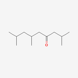 4-Nonanone, 2,6,8-trimethyl- 분자 구조