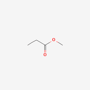 Propanoic acid, methyl ester 분자 구조