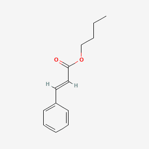 2-Propenoic acid, 3-phenyl-, butyl ester 분자 구조
