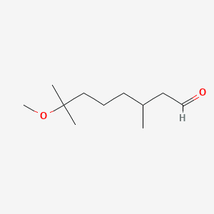 METHOXYCITRONELLAL 분자 구조