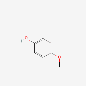 2-TERT-BUTYLHYDROQUINONE METHYL ETHER 분자 구조