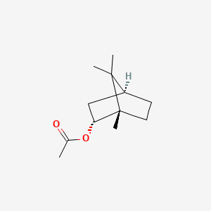 Bicyclo[2.2.1]heptan-2-ol, 1,7,7-trimethyl-, acetate, endo- 분자 구조