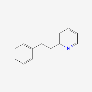 Pyridine, 2-(2-phenylethyl)- 분자 구조