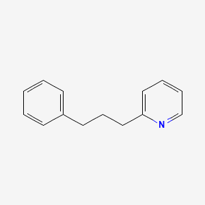Pyridine, 2-(3-phenylpropyl)- 분자 구조