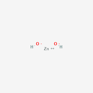 Zinc hydroxide (Zn(OH)2) 분자 구조