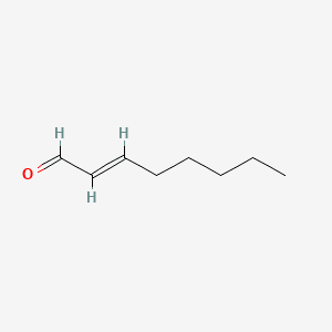 2-Octenal 분자 구조