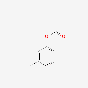 Acetic acid, 3-methylphenyl ester 분자 구조