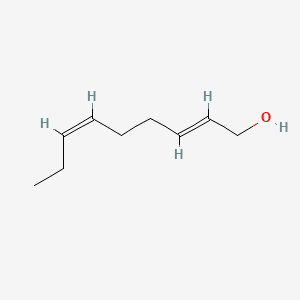 2,6-Nonadien-1-ol, (E,Z)- 분자 구조