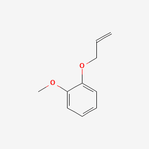 Benzene, 1-methoxy-2-(2-propenyloxy)- 분자 구조
