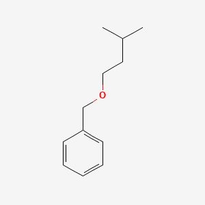 Benzene, [(3-methylbutoxy)methyl]- 분자 구조