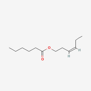 Hexanoic acid, 3-hexenyl ester, (Z)- 분자 구조