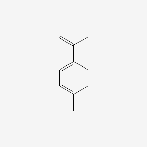 Benzene, 1-methyl-4-(1-methylethenyl)- 분자 구조