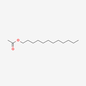 Acetic acid, dodecyl ester 분자 구조