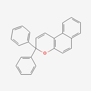 DIPHENYL NAPHTHOPYRAN 분자 구조