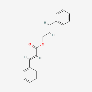 2-Propenoic acid, 3-phenyl-, 3-phenyl-2-propenyl ester 분자 구조