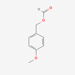 Benzenemethanol, 4-methoxy-, formate 분자 구조