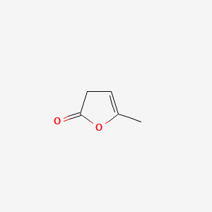 2(3H)-Furanone, 5-methyl- 분자 구조