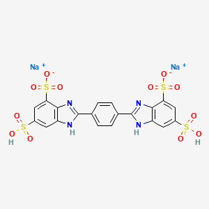 DISODIUM PHENYL DIBENZIMIDAZOLE TETRASULFONATE 분자 구조