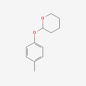 TETRAHYDRO-P-CRESYLOXYPYRAN Molecular structure