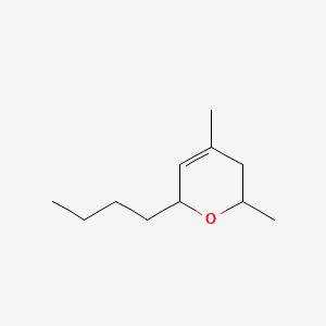 BUTYLDIHYDRODIMETHYLPYRAN 분자 구조