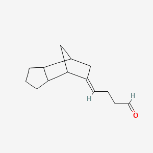 TRICYCLODECYLIDENE BUTANAL Molecular structure
