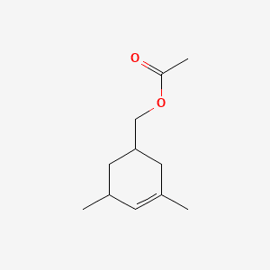 3,5-DIMETHYL-3-CYCLOHEXENE-1-METHYL ACETATE 분자 구조