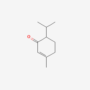 2-Cyclohexen-1-one, 3-methyl-6-(1-methylethyl)- 분자 구조