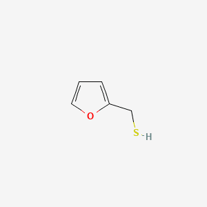 2-Furanmethanethiol 분자 구조