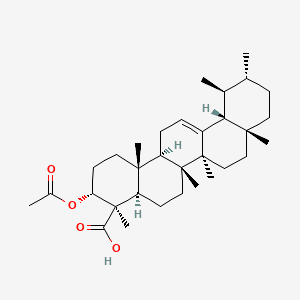ACETYL BETA-BOSWELLIC ACID 분자 구조