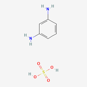 1,3-Benzenediamine, sulfate (1:1) 분자 구조