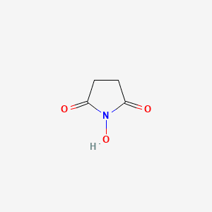 N-HYDROXYSUCCINIMIDE 분자 구조