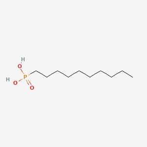 DECYLPHOSPHONIC ACID 분자 구조