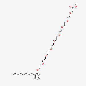 OCTOXYNOL-9 CARBOXYLIC ACID Molecular structure