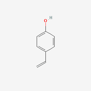Phenol, 4-ethenyl- 분자 구조
