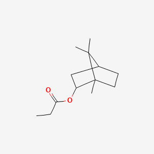 TRIMETHYLBICYCLOHEPT-2-YL PROPIONATE Molecular structure