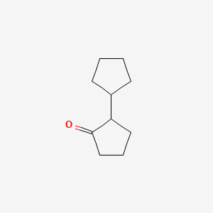 [1,1'-Bicyclopentyl]-2-one 분자 구조