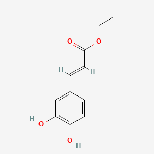 ETHYL CAFFEATE 분자 구조