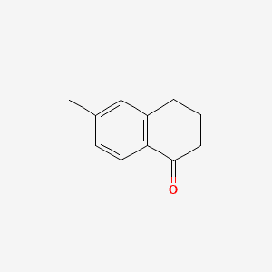 1(2H)-Naphthalenone, 3,4-dihydro-6-methyl- 분자 구조