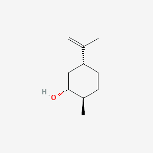 Cyclohexanol, 2-methyl-5-(1-methylethenyl)-, (1.alpha.,2.beta.,5.alpha.)- 분자 구조