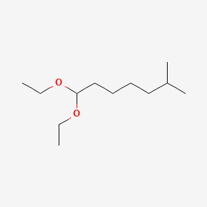 ISOOCTANAL DIETHYL ACETAL 분자 구조