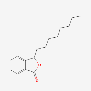 OCTYLPHTHALIDE 분자 구조